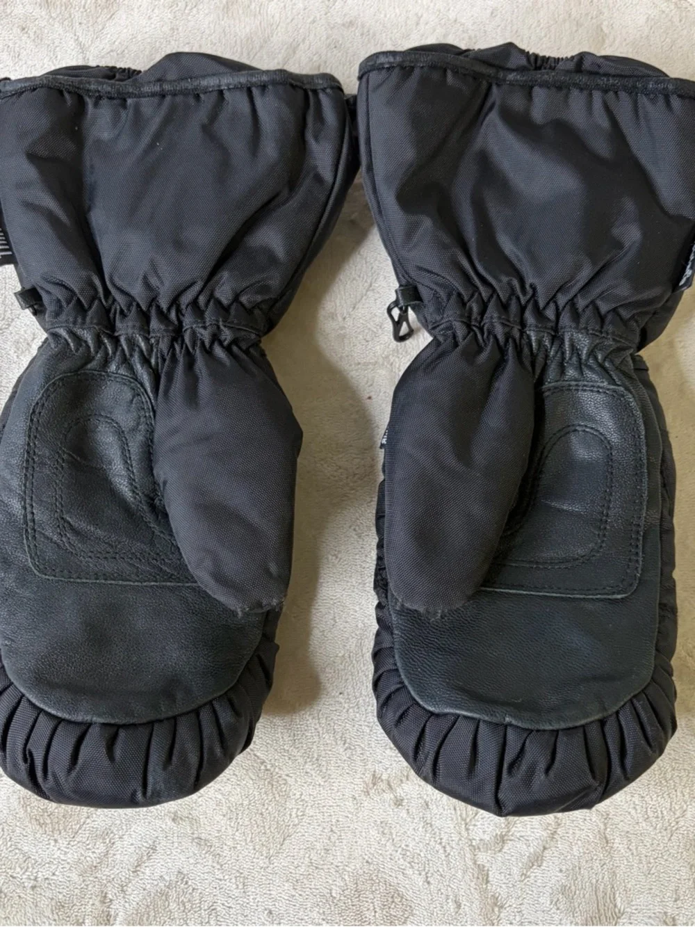 Choko Design Youth Large Black Thinsulate Winter Snow Mittens Hot Thumb Size 14